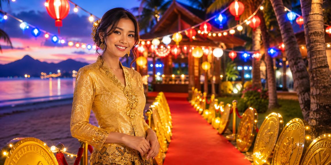 Pengguna Malaysia menggunakan aplikasi kasino 421 di Langkawi pada peranti Android